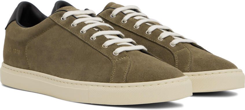 Common Projects Khaki Retro Sneakers - Picture 2