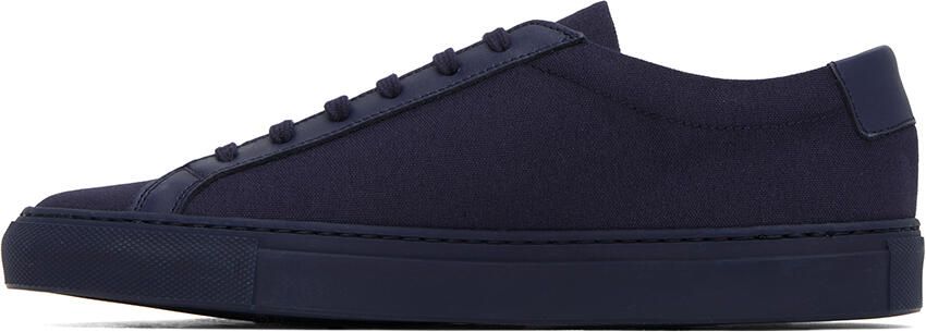 Common Projects Navy Original Achilles Low Sneakers - Picture 3