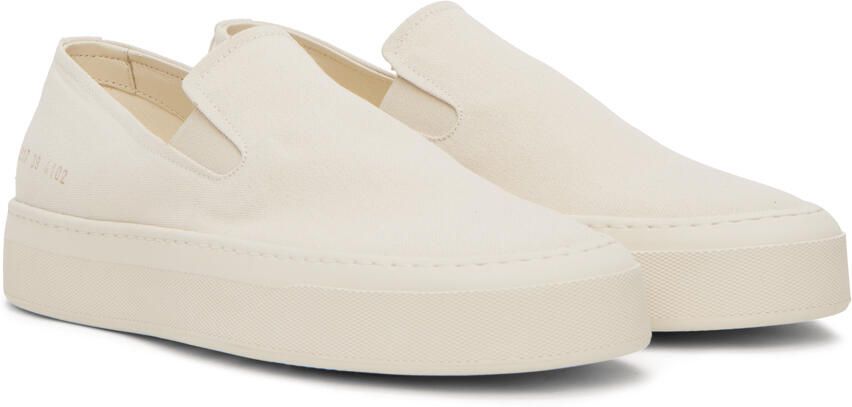 Common Projects Off-White Slip On Sneakers - Picture 2