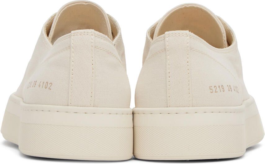 Common Projects Off-White Tournament Low Sneakers - Picture 5