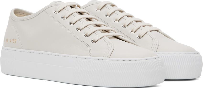 Common Projects Off-White Tournament Low Sneakers - Picture 2