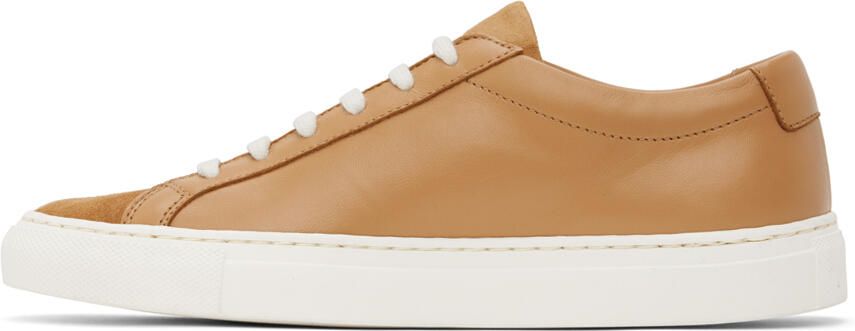 Common Projects Tan Achilles Low Sneakers - Picture 3