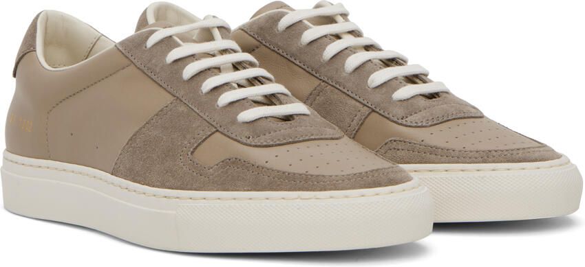 Common Projects Taupe BBall Summer Sneakers - Picture 2