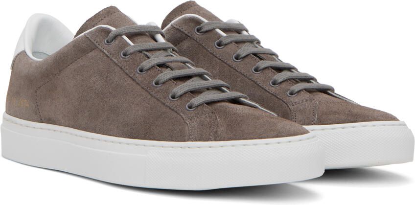 Common Projects Taupe Retro Low Sneakers - Picture 2