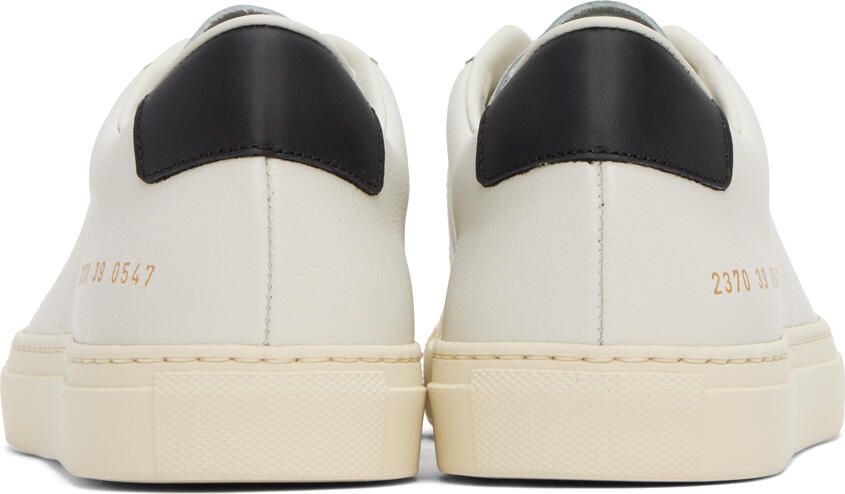 Common Projects White & Black Tennis 77 Sneakers