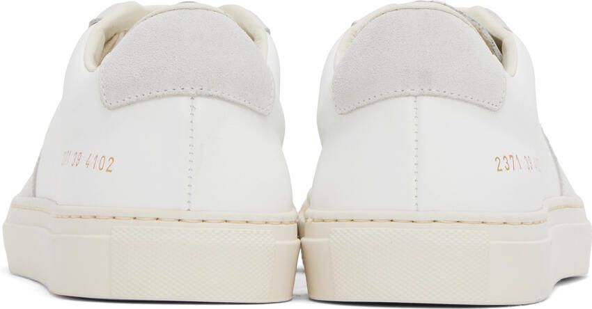 Common Projects White & Gray BBall Summer Sneakers