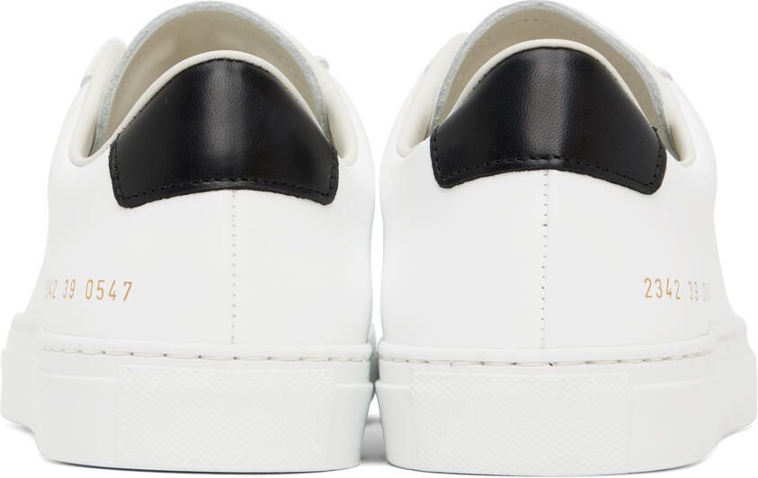 Common Projects White Retro Low Sneakers