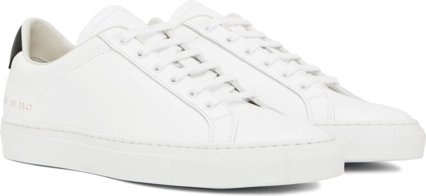 Common Projects White Retro Low Sneakers - Picture 2
