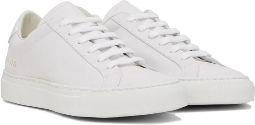 Common Projects White Retro Low Sneakers - Picture 2