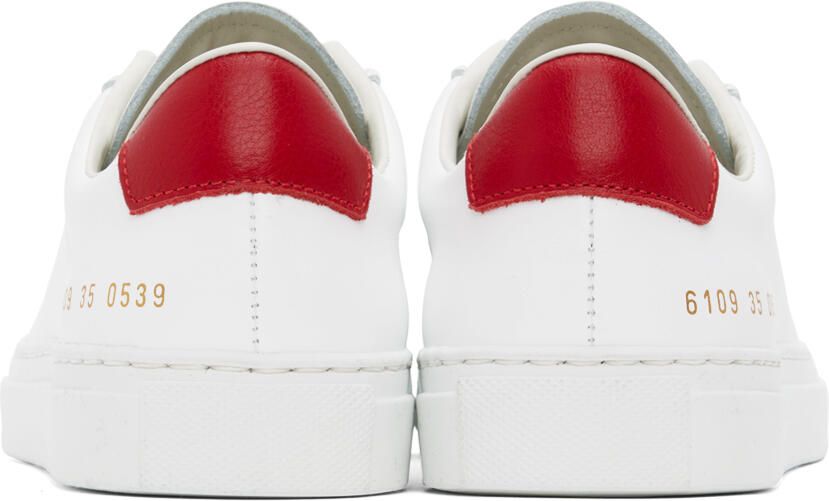 Common Projects White Retro Low Sneakers