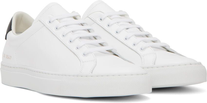 Common Projects White Retro Low Sneakers - Picture 2