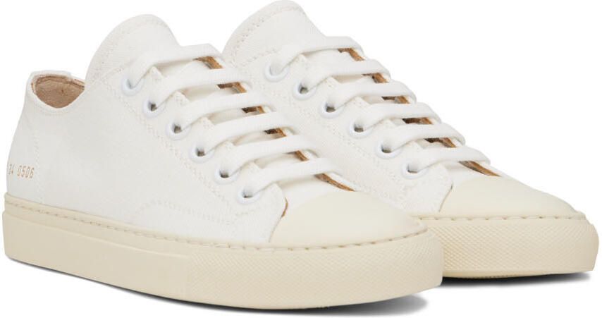 Common Projects White Tournament Low Sneakers - Picture 2
