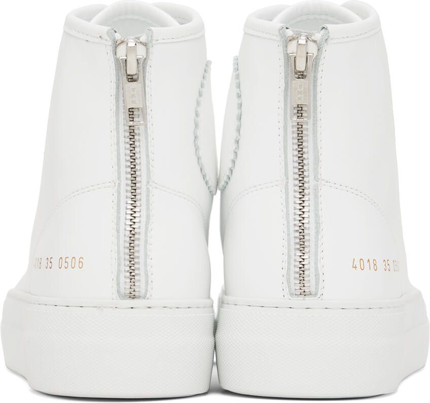 Common Projects White Tournament Super High Sneakers