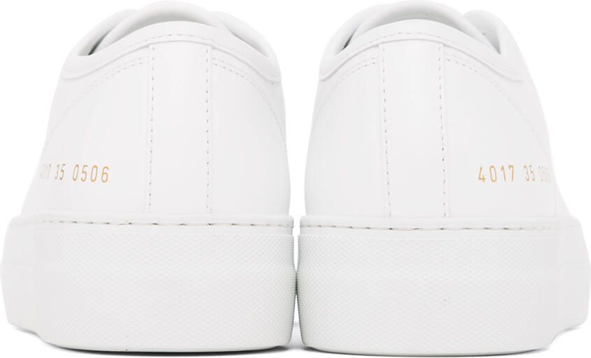 Common Projects White Tournament Super Low Sneakers