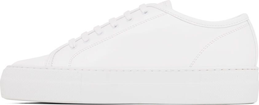 Common Projects White Tournament Super Low Sneakers - Picture 3