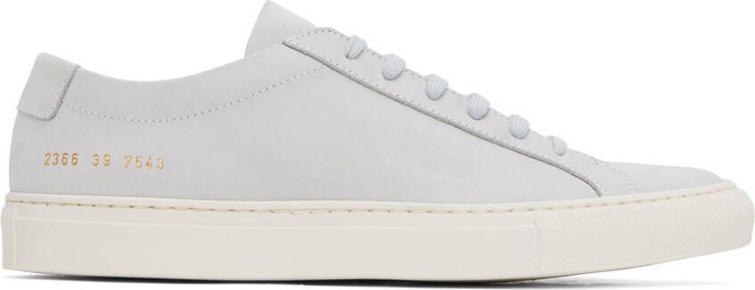 Common Projects Gray Original Achilles Low Sneakers - Picture 5