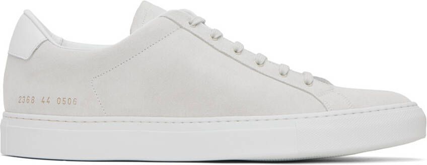 Common Projects Gray Retro Low Sneakers - Picture 5