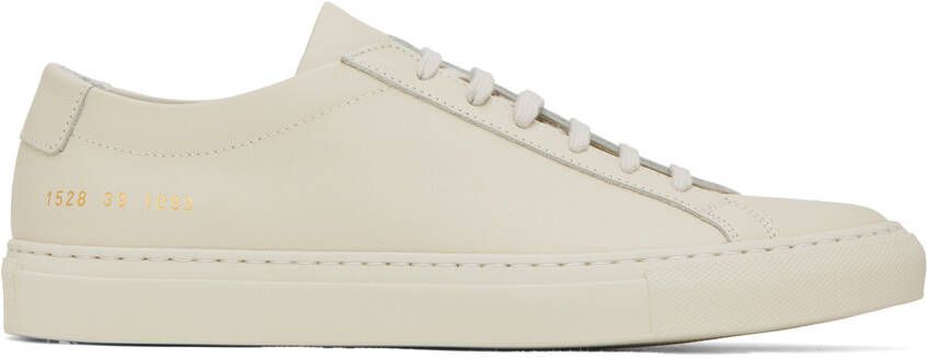 Common Projects Off-White Original Achilles Low Sneakers - Picture 5