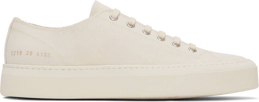 Common Projects Off-White Tournament Low Sneakers - Picture 3