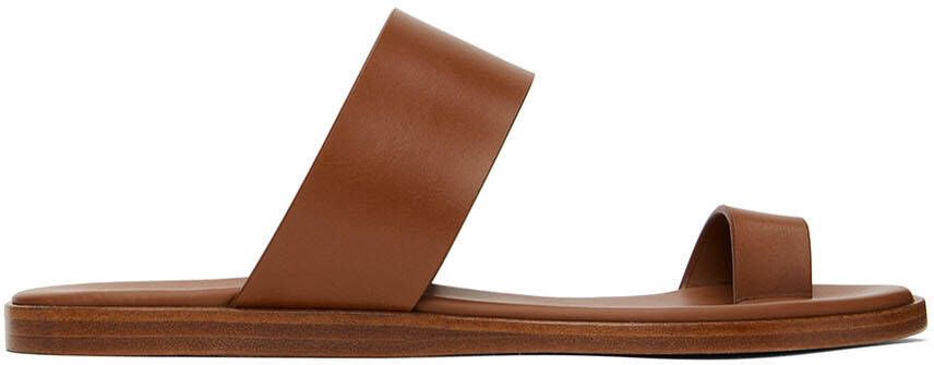 Common Projects Tan Minimalist Sandals - Picture 5