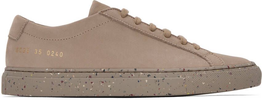 Common Projects Taupe Achilles Low Sneakers - Picture 5