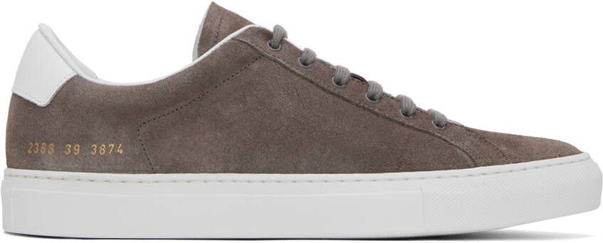 Common Projects Taupe Retro Low Sneakers - Picture 5