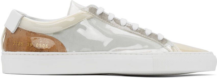 Common Projects White Clear Achilles Low Sneakers - Picture 5