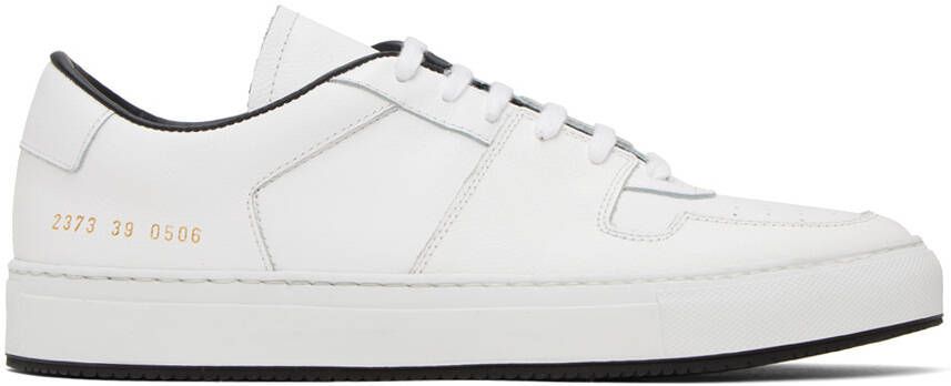 Common Projects White Decades Sneakers - Picture 5