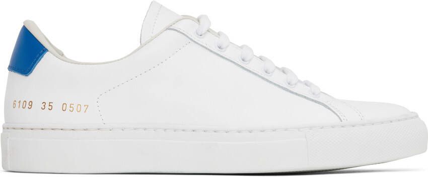 Common Projects White Retro Low Sneaker - Picture 2