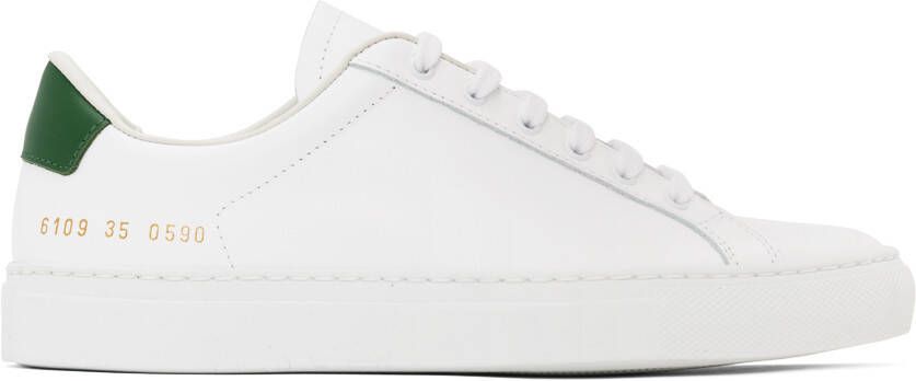 Common Projects White Retro Low Sneakers - Picture 5