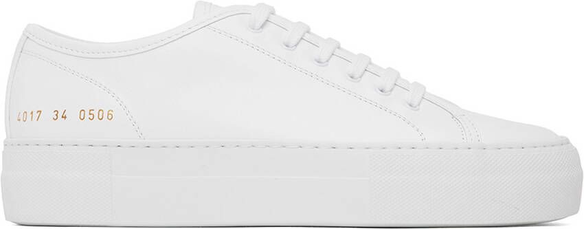 Common Projects White Tournament Low Sneakers