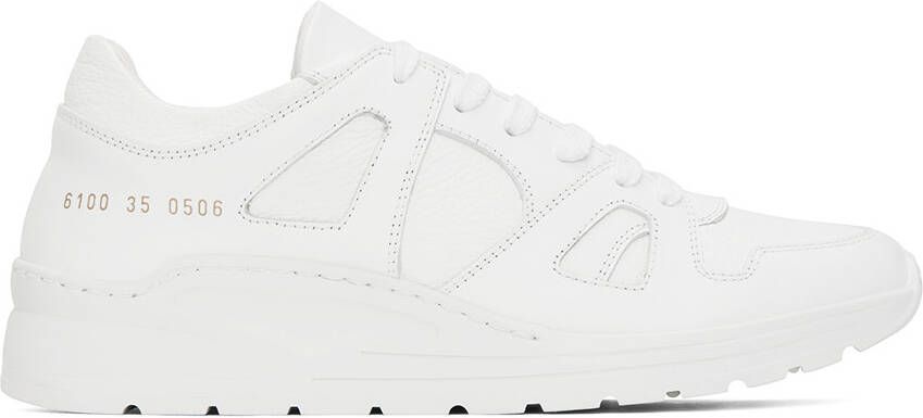 Common Projects White Track Technical Sneakers
