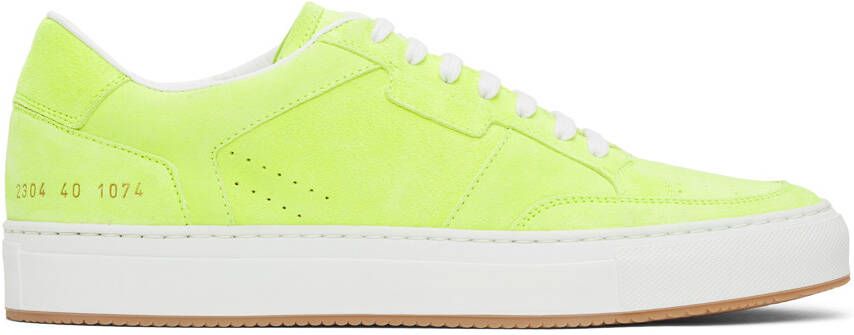 Common Projects Yellow Suede Zeus Prototype Low Sneakers - Picture 5