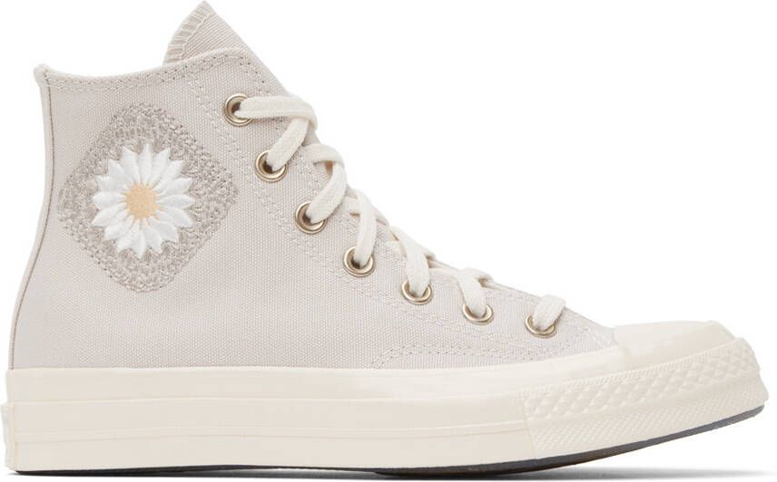 Converse Beige Chuck 70 Festival Florals Sneakers - Picture 3