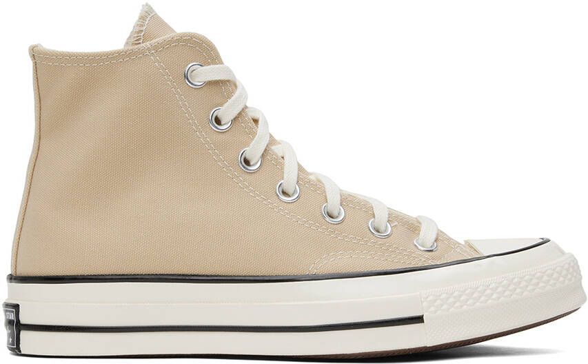 Converse Beige Chuck 70 Vintage Sneakers - Picture 5