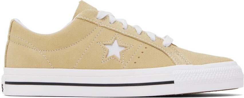 Converse Beige One Star Pro Sneakers - Picture 5