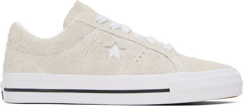 Converse Beige One Star Pro Vintage Sneakers - Picture 5
