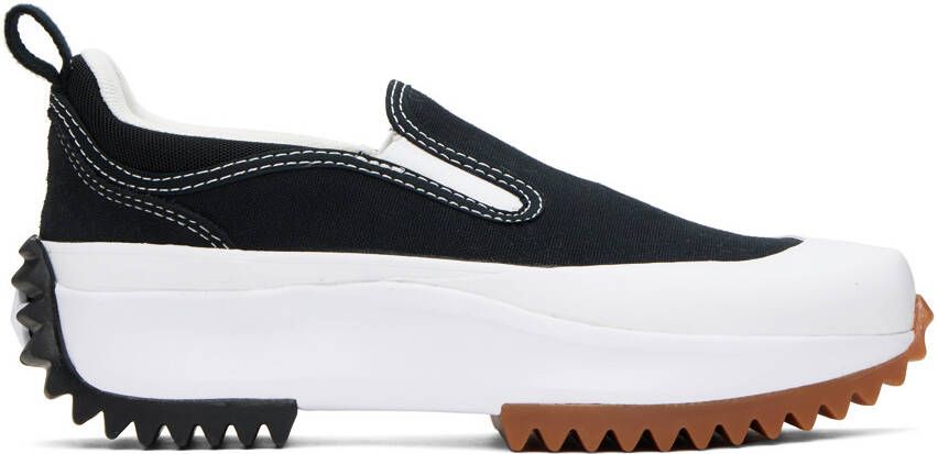 Converse Black & White Run Star Hike Sneakers - Picture 4