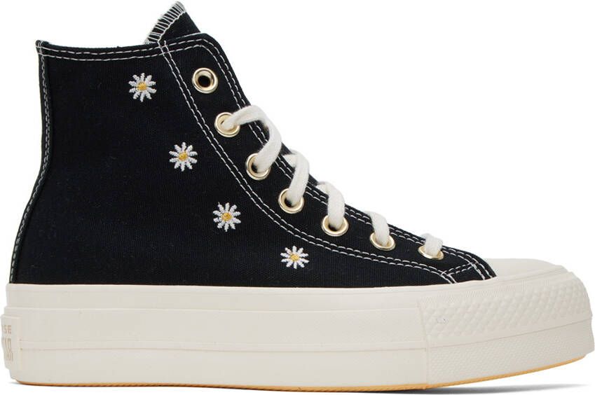 Converse Black Chuck Taylor All Star Lift Sneakers - Picture 5
