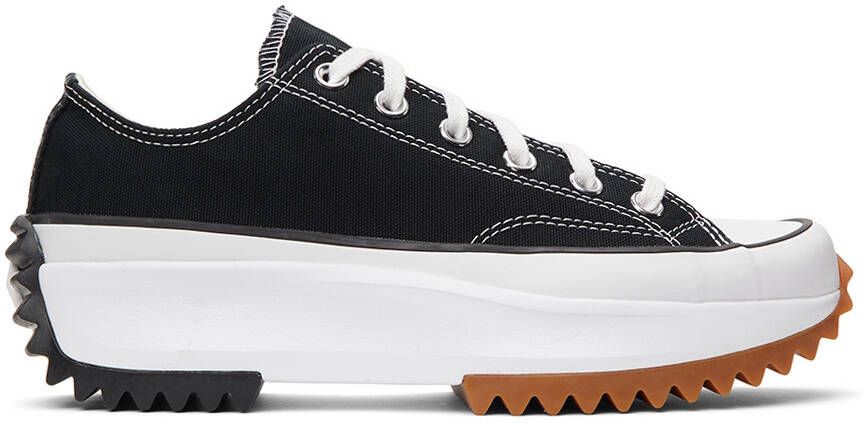 Converse Black Run Star Hike Low Sneakers - Picture 11