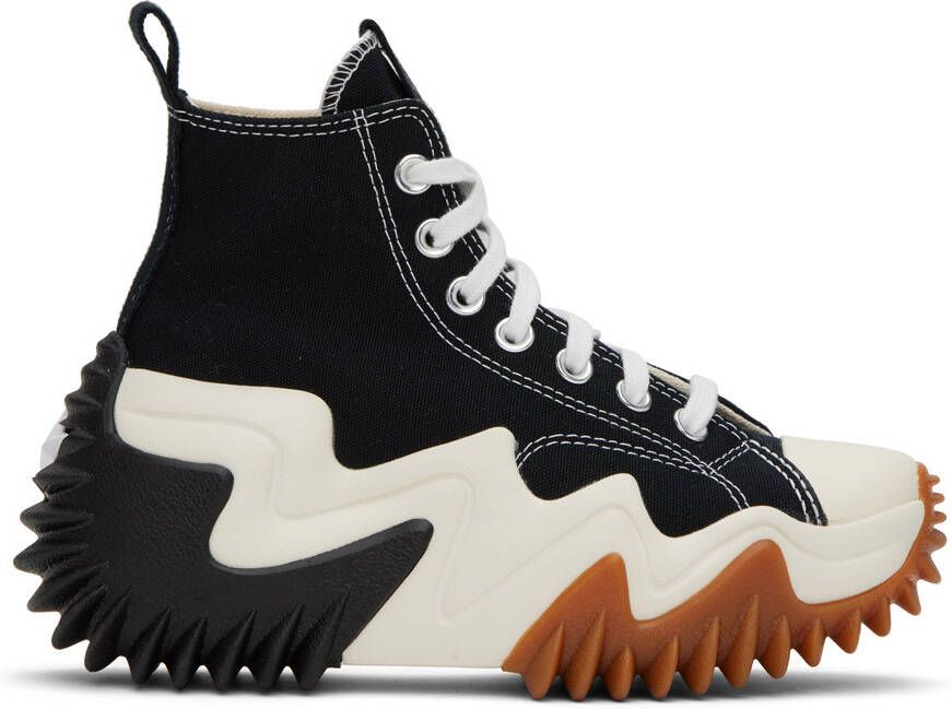 Converse Black Color Run Star Motion High-Top Sneakers - Picture 3