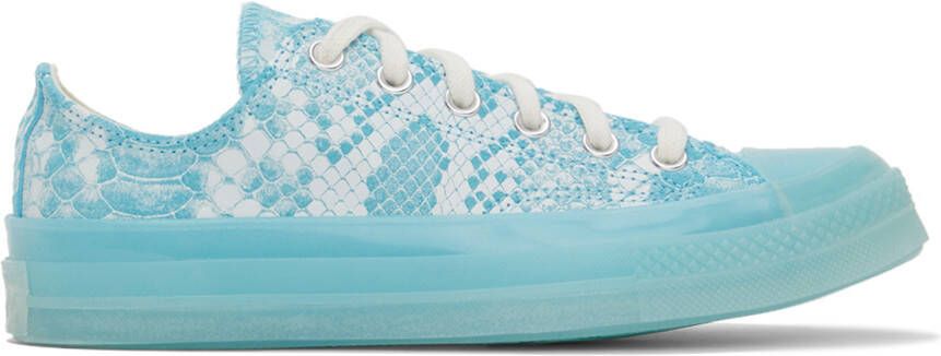 Converse Blue Golf Wang Edition Snake Chuck 70 Sneakers - Picture 5