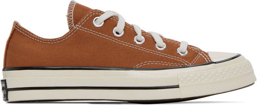 Converse Brown Chuck 70 Vintage Sneakers - Picture 5