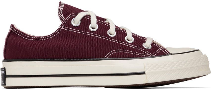 Converse Burgundy Chuck 70 Vintage Sneakers - Picture 8