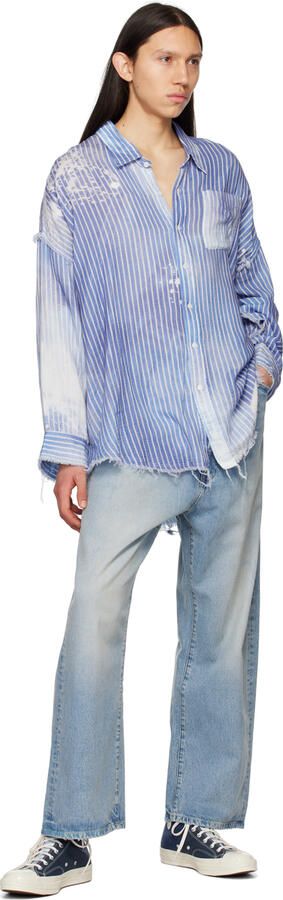 Converse Beige & Navy Chuck 70 Tri-Panel Sneakers - Picture 4