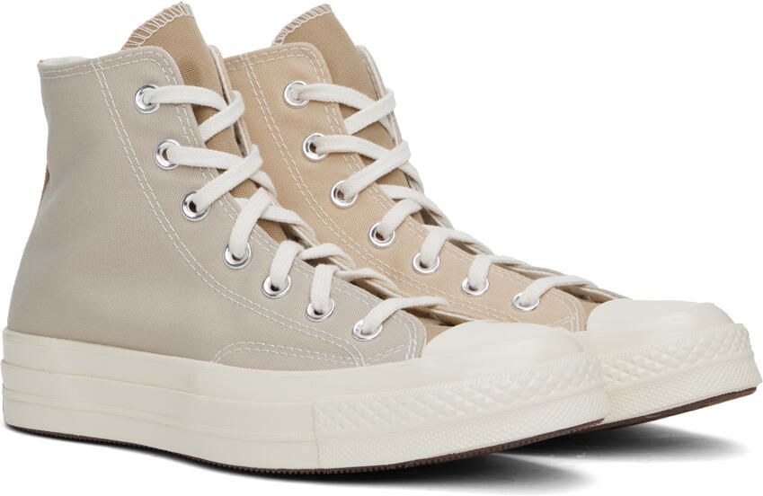 Converse Beige Chuck 70 Sneakers - Picture 2