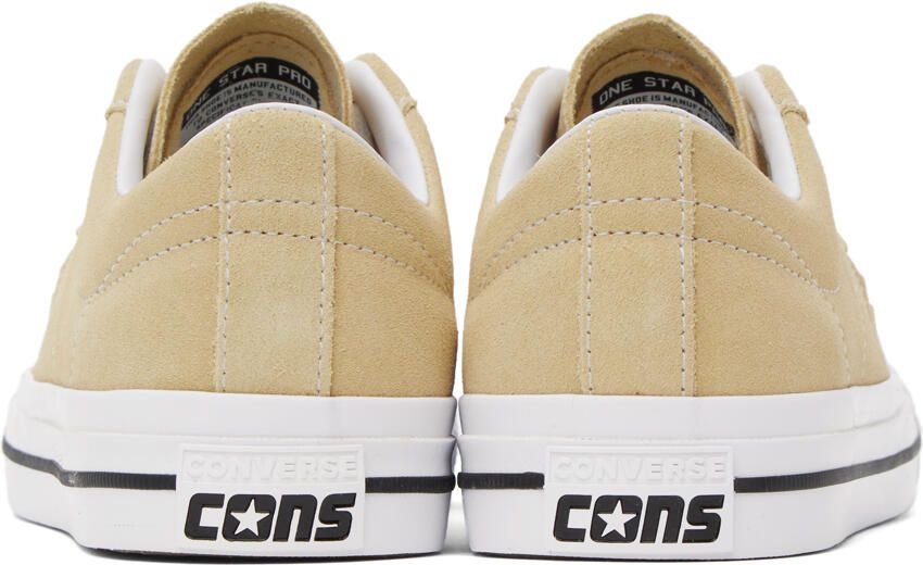 Converse Beige One Star Pro Sneakers