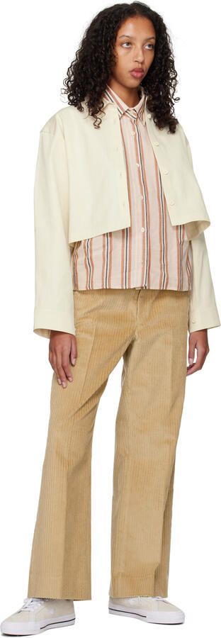 Converse Beige One Star Pro Vintage Sneakers - Picture 4