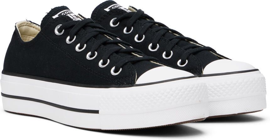 Converse Black Chuck Taylor All Star Lift Low Sneakers - Picture 2