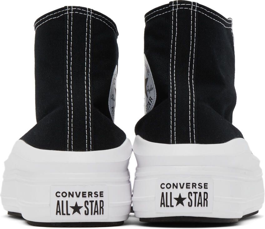 Converse Black & White Chuck Taylor All Star Move High Sneakers